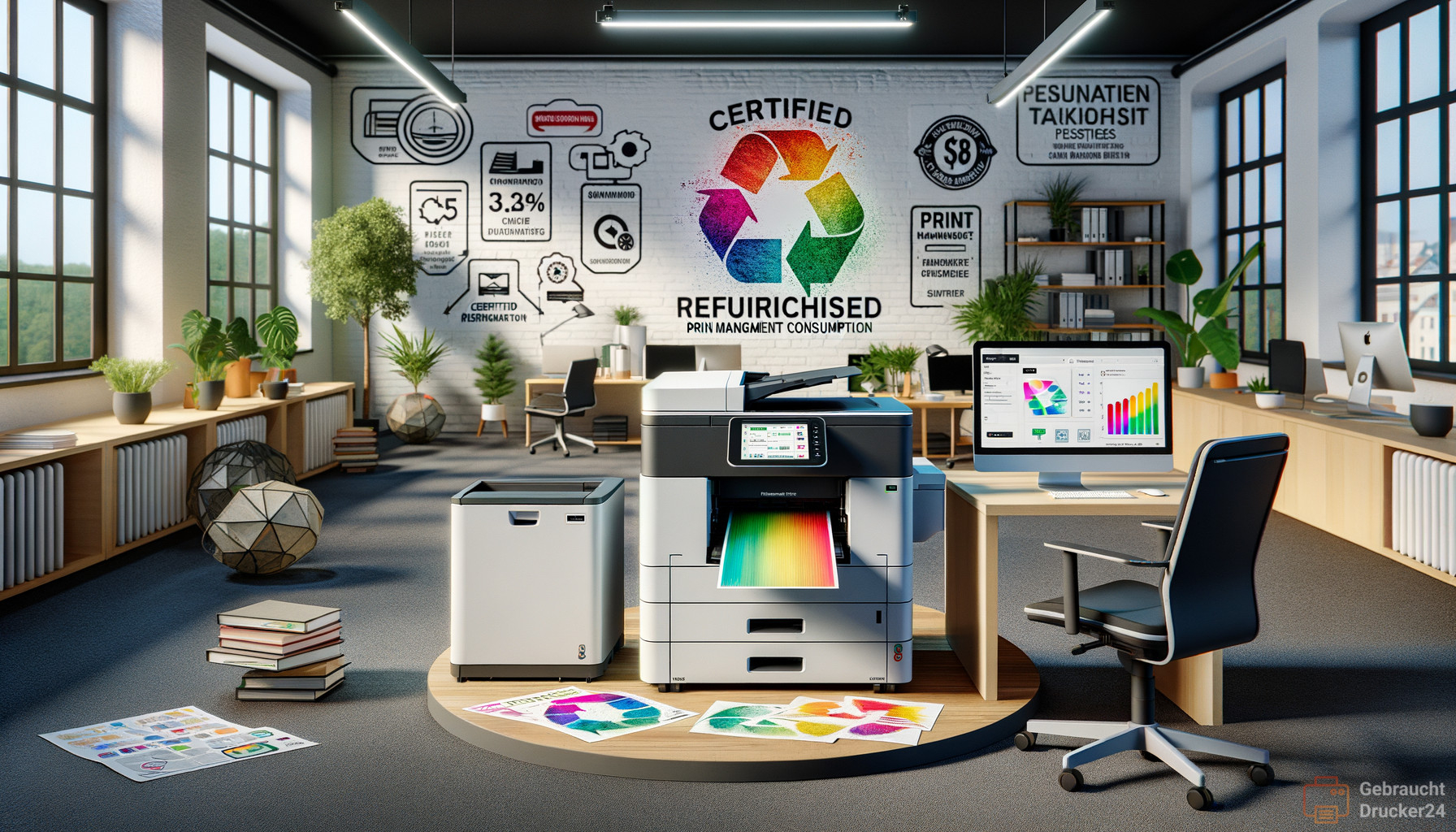 Illustration for section: Nutzung von Druckmanagementsystemen - zertifizierte refurbished drucker