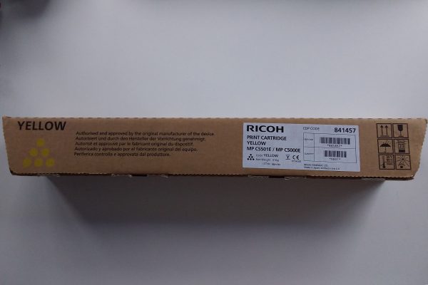Original RICOH MP C5501/5000 Gelb Tonerpatrone für Farbdrucker