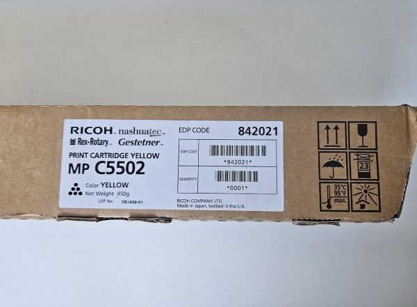 Original RICOH MP C5502/C3502 Cyan Tonerpatrone für hochwertige Farbdrucke